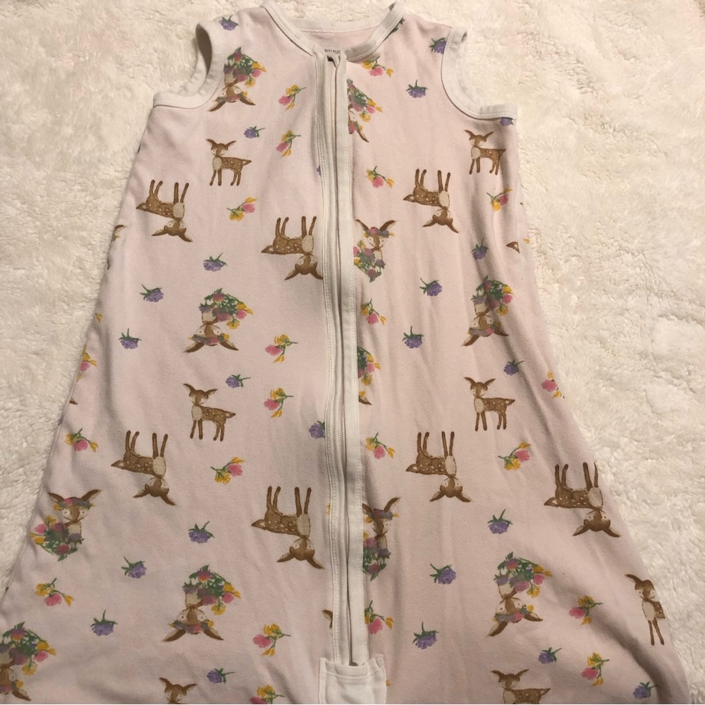 Burt’s Bees Organic Cotton Sleep Sack Sz Large (12-18Mo)